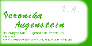 veronika augenstein business card